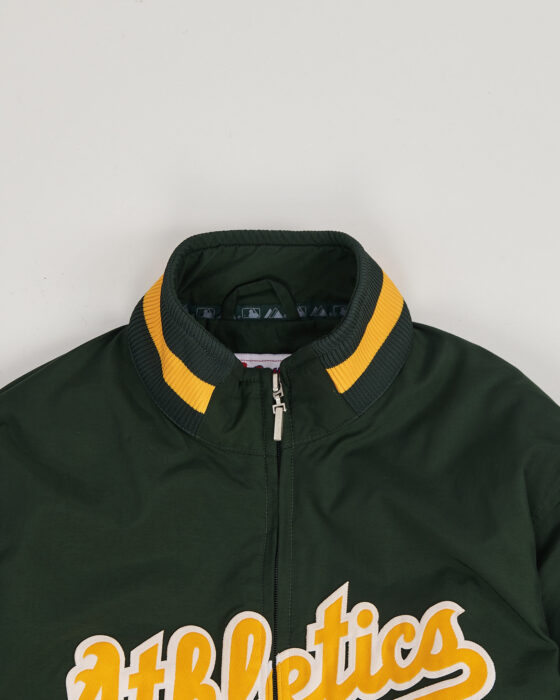 Винтажная куртка-бомбер Oakland Athletics Authentic — фото 3