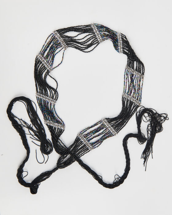 Винтажный пояс из бисера — фото 3