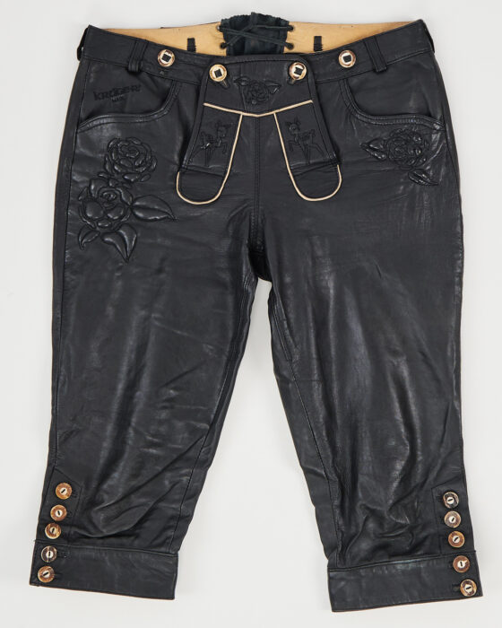 Винтажные бриджи из кожи KRUGER MADL