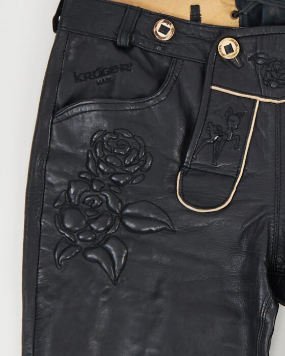 Винтажные бриджи из кожи KRUGER MADL — фото 2