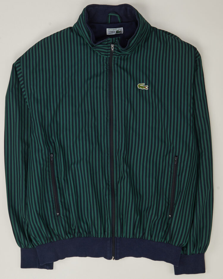 Куртка- бомбер  Lacoste в полоску