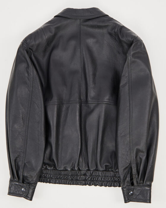 Куртка бомбер из натуральной кожи — фото 2