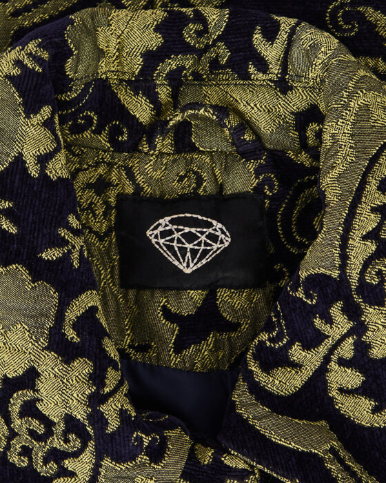 Винтажное пальто с жаккардовым узором — фото 4