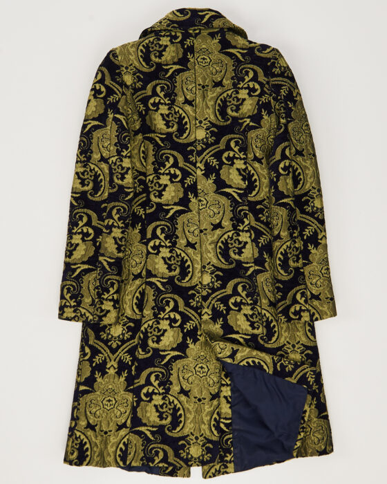 Винтажное пальто с жаккардовым узором — фото 2