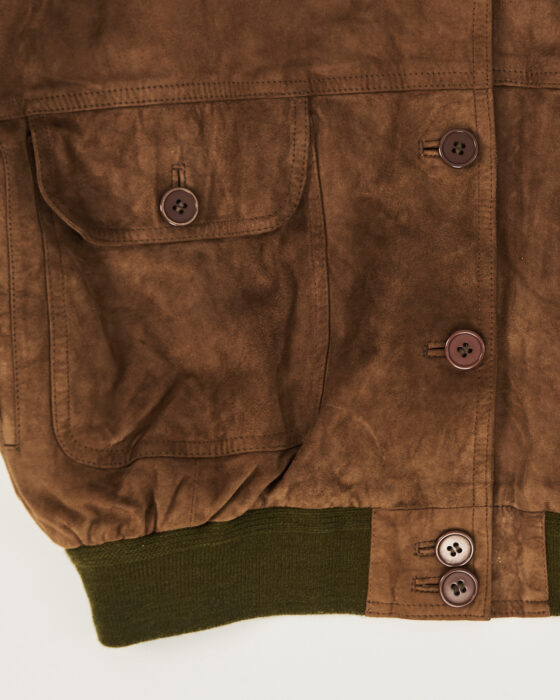 Замшевый бомбер The time — фото 4