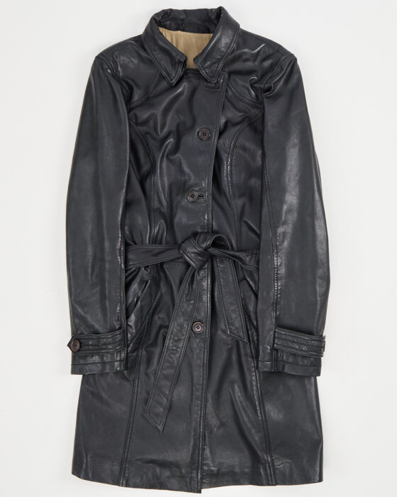 Кожаный тренч David Moore David Moore Classic