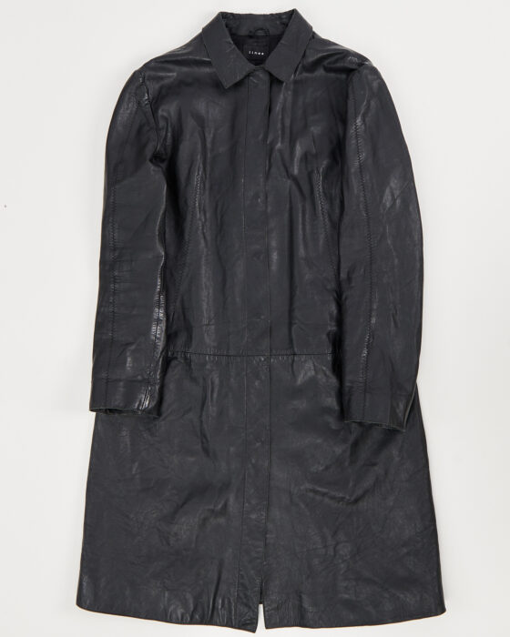 Винтажный тренч Linea из кожи Linea