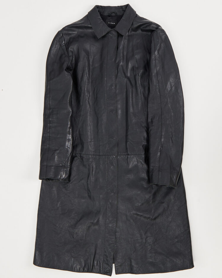 Винтажный тренч Linea из кожи