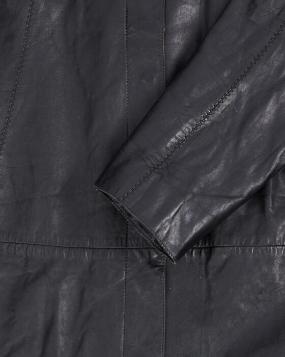 Винтажный тренч Linea из кожи Linea — фото 4