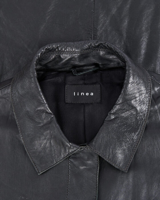 Винтажный тренч Linea из кожи Linea — фото 5