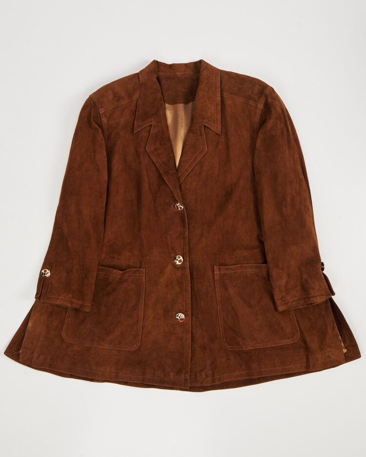 Пиджак из натуральной замши