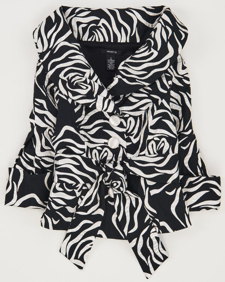 Жакет с графичным принтом