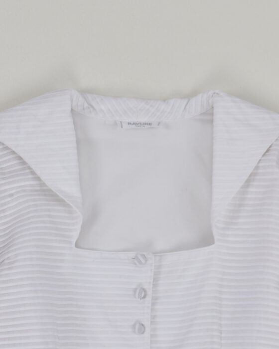 Фактурная блузка из хлопка Rayure — фото 2