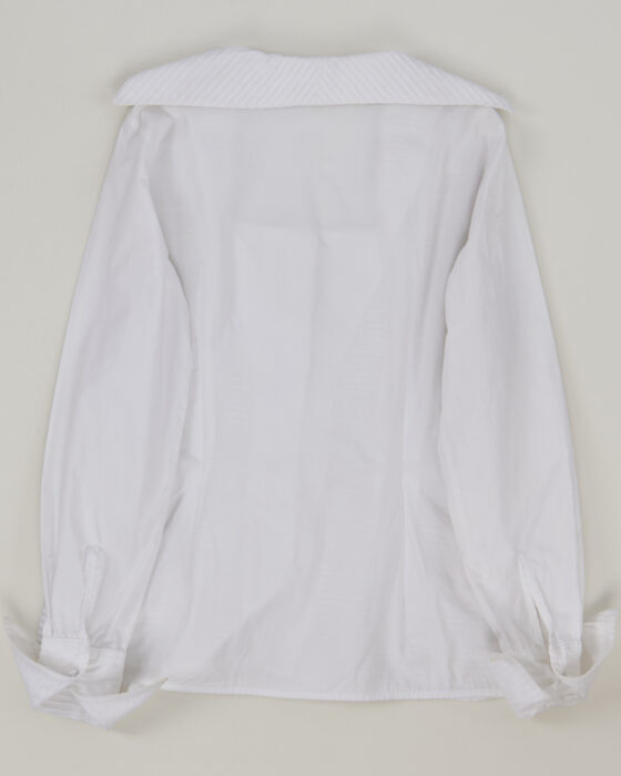 Фактурная блузка из хлопка Rayure — фото 4