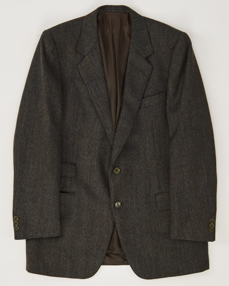 Твидовый пиджак из шерсти made in Italy