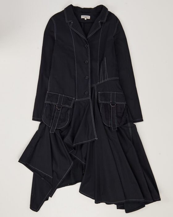 Асимметричный плащ IVAN CRUNDAHL