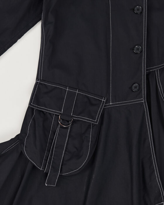 Асимметричный плащ IVAN CRUNDAHL — фото 4