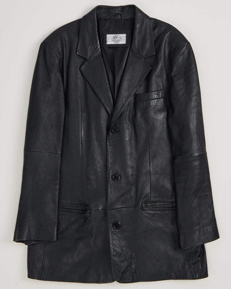 Кожаный пиджак