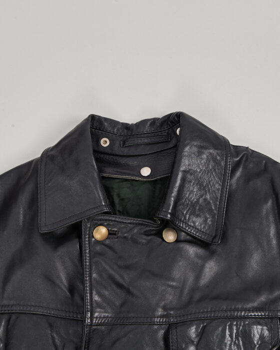 Винтажная кожаная куртка Polizei Polizei — фото 4