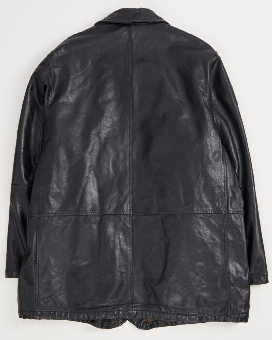 Винтажная куртка из кожи Armani Jeans Armani Jeans — фото 2