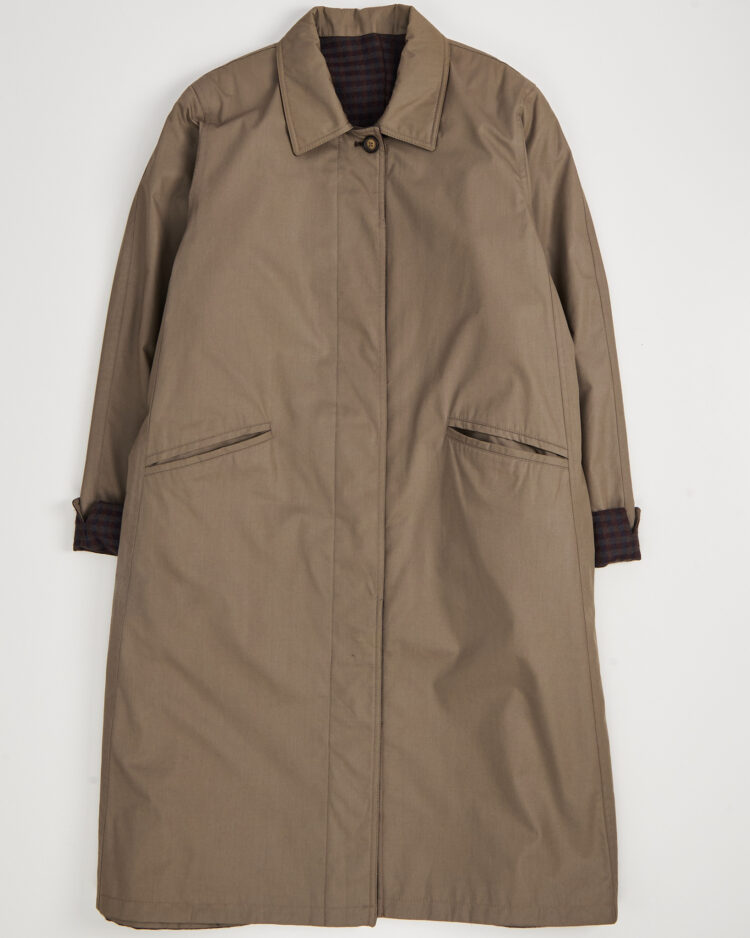 Винтажный двусторонний плащ