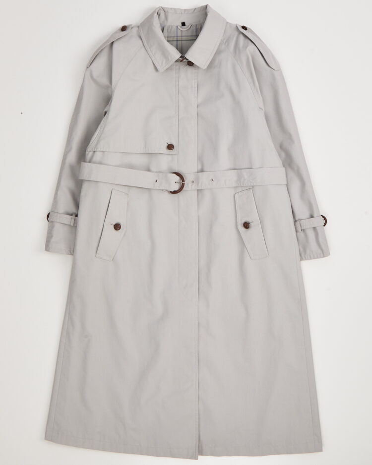 Винтажный тренч с поясом