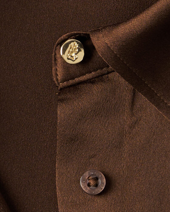 Рубашка Ralph Lauren в шоколадном цвете Ralph Lauren — фото 3