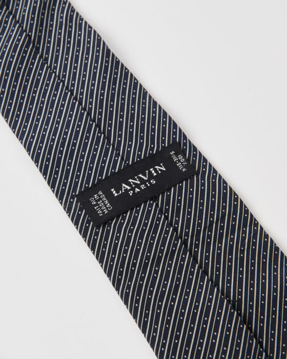 Галстук Lanvin в полоску Lanvin — фото 3