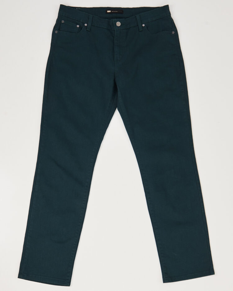 Джинсы Levi’s зеленого цвета