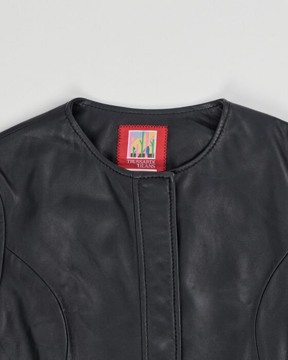 Кожаное пальто Trussardi Jeans Trussardi Jeans — фото 3