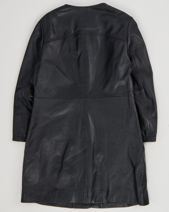 Кожаное пальто Trussardi Jeans Trussardi Jeans — фото 2