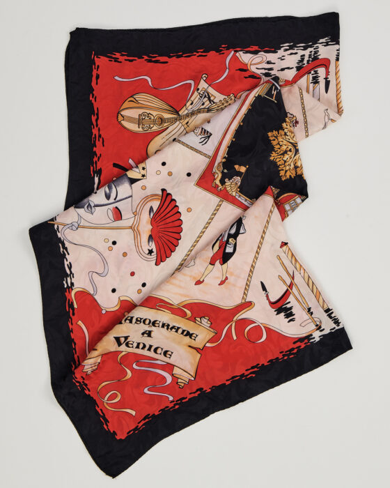 Винтажный платок Masquerade a Venice — фото 3