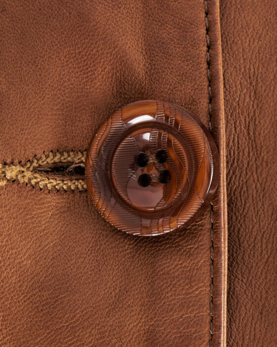 Винтажный кожаный плащ Tanavar Tanavar — фото 6