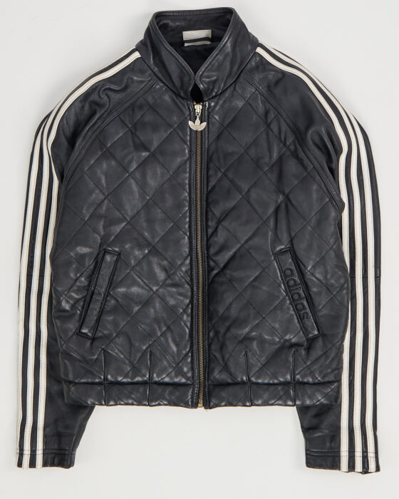 Винтажная кожаная куртка Adidas Adidas