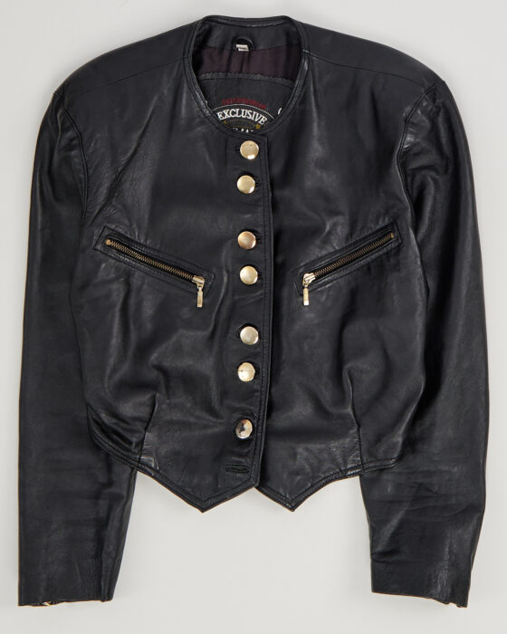 Винтажная куртка из кожи Exclusive Denmark