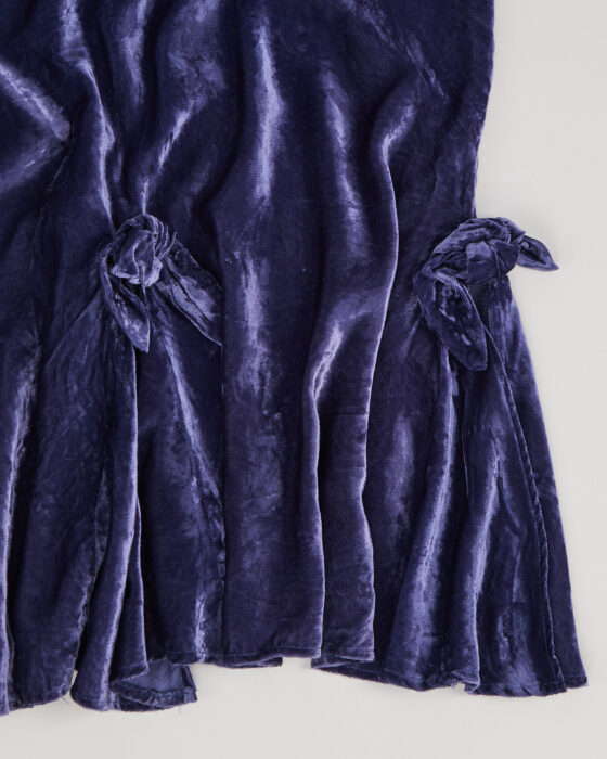 Бархатное платье с драпировкой WRLL — фото 2