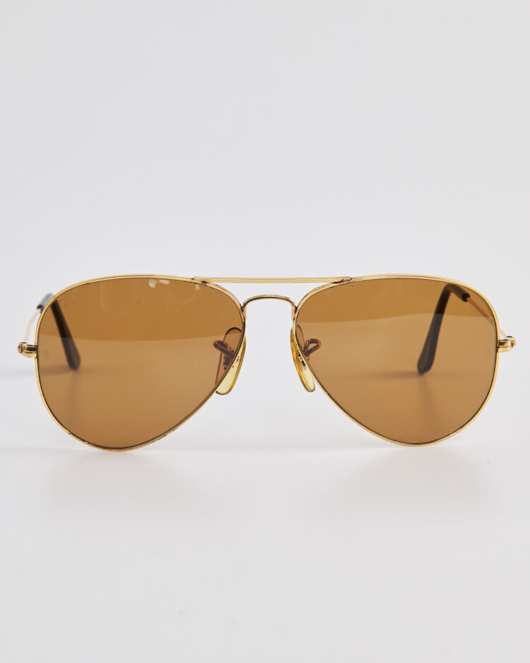 Очки Ray-Ban с янтарными линзами