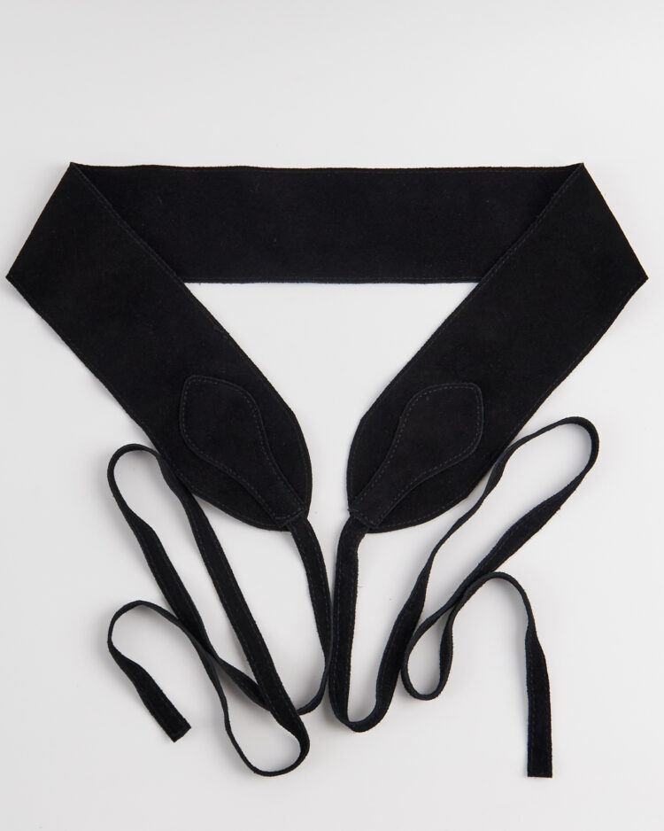 Винтажный замшевый пояс