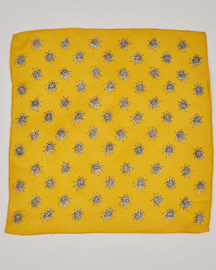 Шелковый платок с Эдельвейсами