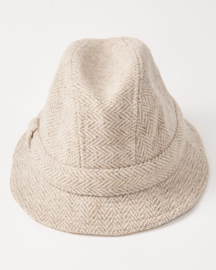 Панама из шерсти Herringbone