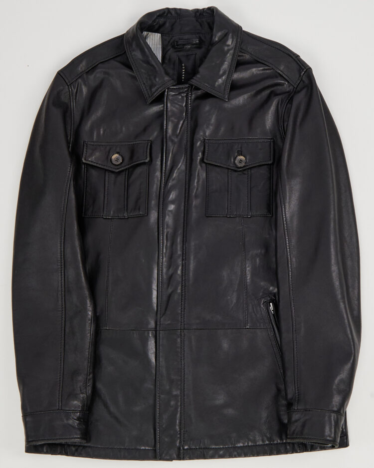 Кожаная куртка David Moore