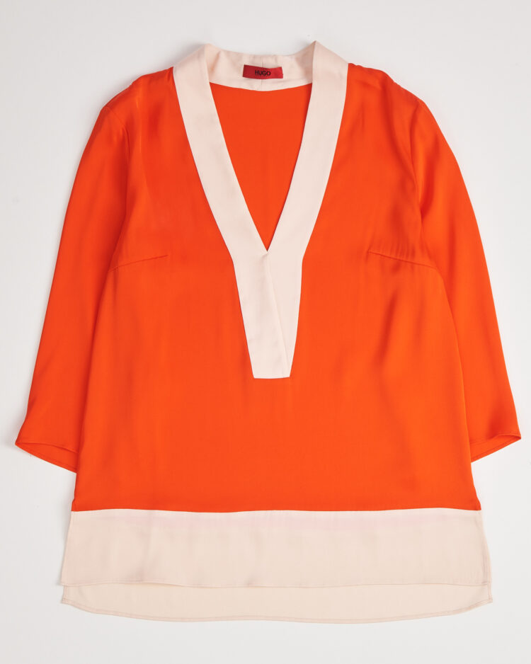 Блуза из шелка Hugo Boss