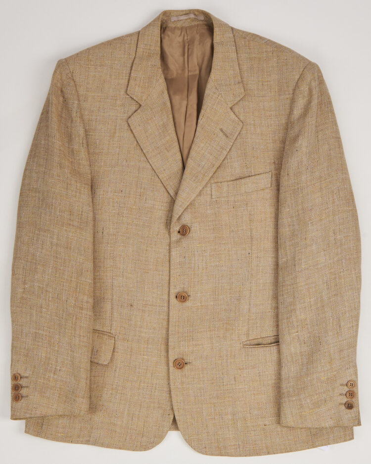 Пиджак из льна и шерсти
