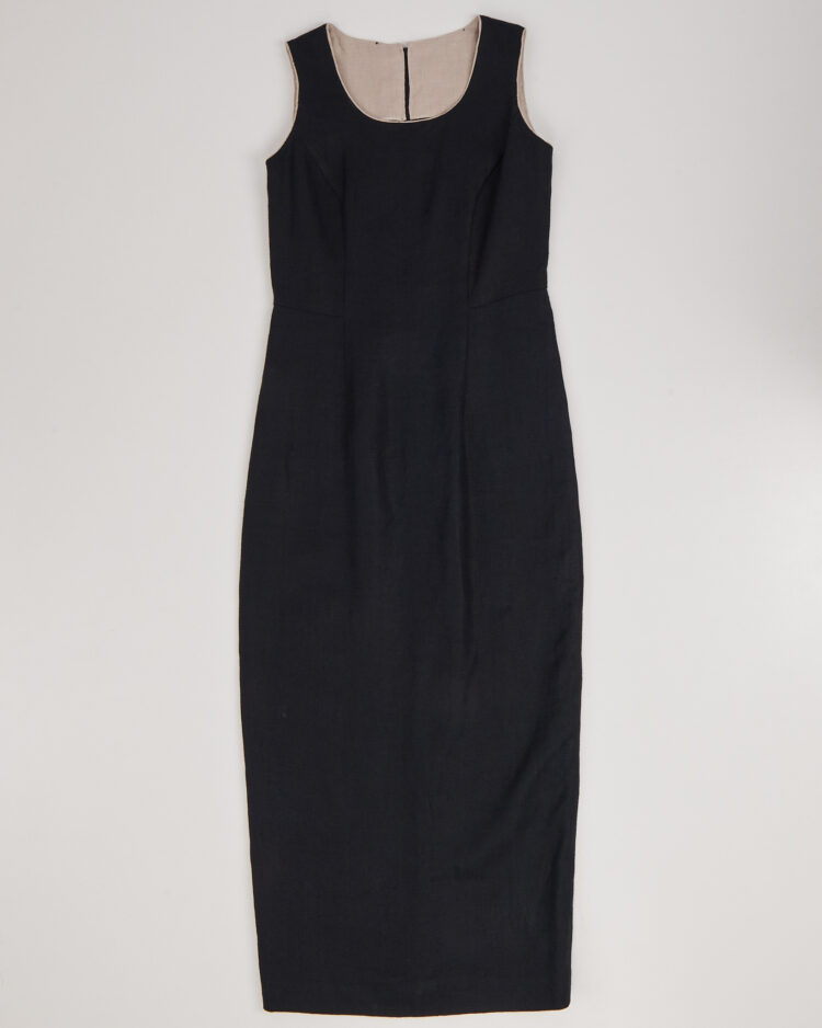 Льняное платье